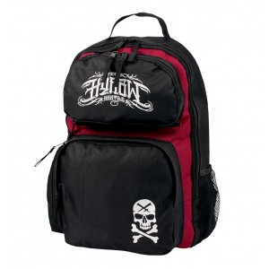 SKULL BACK PACK 4 Black and Red